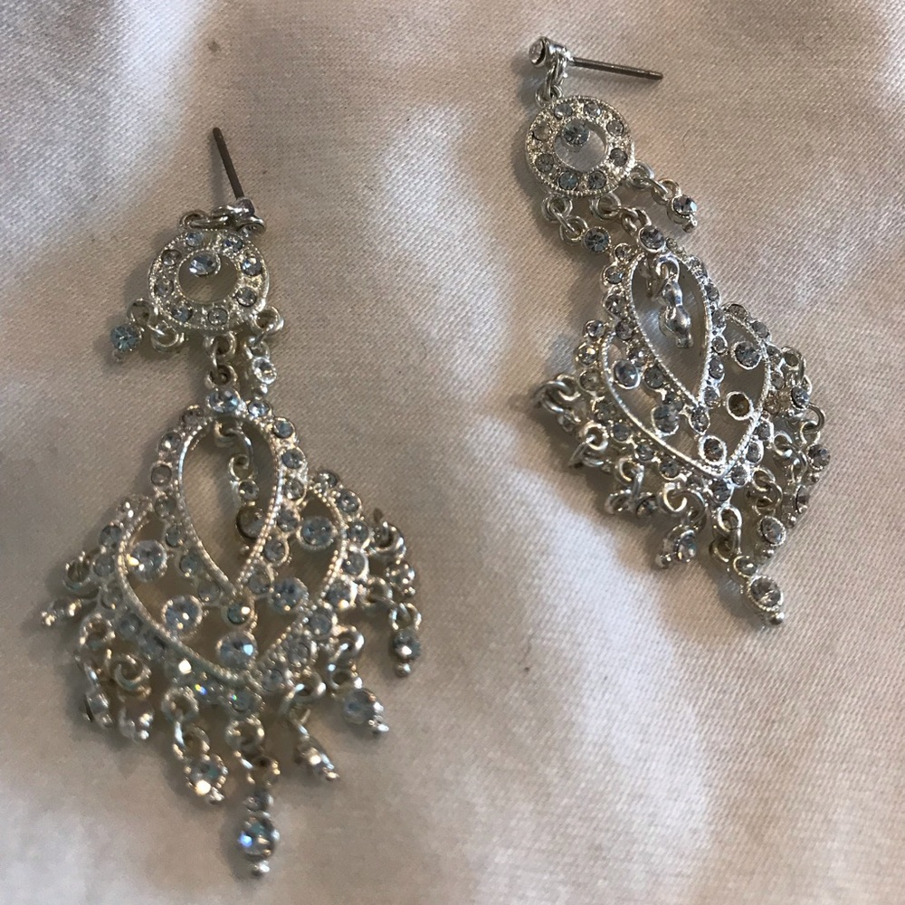 Sterling Silver Dangling Earrings